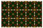 Notrax Déco Design Imperial Snowstar beltéri takarítószőnyeg, zöld, 60 x 90 cm