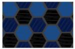 Notrax Déco Design Imperial Honeycomb beltéri tisztítószőnyeg, kék, 60 x 90 cm Déco Design Imperial Honeycomb beltéri tisztítószőnyeg, kék, 60 x 90 cm