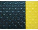 Notrax Sof-Tred fáradásgátló ipari szőnyeg buborékos bevonattal, fekete/sárga, 90 x 600 cm