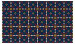 Notrax Déco Design Imperial Snowstar beltéri takarítószőnyeg, kék, 150 x 90 cm
