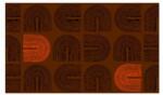 Notrax Déco Design Imperial Arches beltéri tisztítószőnyeg, barna, 60 x 90 cm