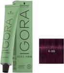 Schwarzkopf Igora Zero Amm ammóniamentes krémhajfesték 60 ml - 4-99