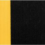 Notrax Sof-Tred fáradásgátló ipari szőnyeg barázdált felülettel, fekete/sárga, 122 x 800 cm