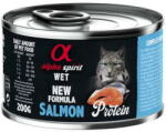 Alpha Spirit Hrană umedă Premium pentru pisică, cu somon si legume, 200 g (592350) - pcone
