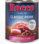 Rocco 6x800g Rocco Classic Pork Csirke & borjú nedves kutyatáp