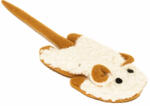 PetGuru PetShop Jucarie pisica Soarece crackle maro/alb 18x8x2cm (8548394041668_46748230910276)