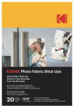 Kodak Fotópapír KODAK Photo Fabric 10x15 cm felragasztható és visszaszedhető 20 ív/csomag (KO-9891059) - papir-bolt