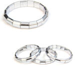  Bratara Hematit Argintiu - Diametru 56 mm - Perna - 12x10 mm - 1 Buc