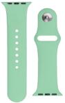 gigapack Pótszíj (egyedi méret, szilikon, állítható, fém kapocs) VILÁGOSZÖLD Apple Watch Series 8 41mm, Apple Watch Series 7 41mm, Apple Watch Series SE 2 40mm, Apple Watch Series 2 38mm, Apple Watch (GP-14275