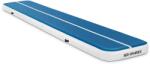 Gymrex Saltea de gimnastică gonflabilă - 600 x 100 x 20 cm - 300 kg - albastru/alb GR-ATM7 (GR-ATM7)