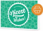 Zoolini "Nicest Wishes" - Önállóan kinyomtatható ajándékutalvány - "Nice Wishes" utalvány
