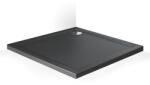 Roltechnik Zuhanytálca, Roltechnik Flat Stone Anthracite 100x100 cm - mozaikkeramia