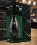 PRAVDA Bio Gift Set vodka 0, 7l 40% + 2 square lowball pohár DD