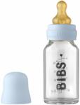 BIBS Baby Glass Bottle 110 ml cumisüveg Baby Blue 110 ml