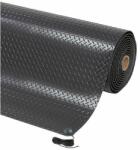 Notrax Diamond Stat antisztatikus fáradásgátló szőnyeg földeléssel, fekete, 122 x 2 280 cm