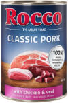 Rocco 6x400g Rocco Classic Pork Csirke & borjú nedves kutyatáp