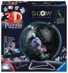 Ravensburger 180 db-os 3D Világító gömb puzzle - Csillaggömb (11544) (11544)