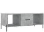 vidaXL betonszürke szerelt fa dohányzóasztal 102 x 50 x 40 cm 829312