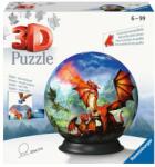 Ravensburger 11565 - Misztikus sárkányok - 72 db-os 3D gömb puzzle