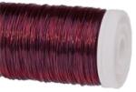  Drót 0, 5mm sima 100gr bordó színű (192)