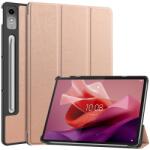 Husa Flip LEATHER PRO pentru Lenovo Tab P12 auriu roz