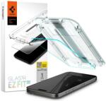 Spigen Folie pentru iPhone 15 Pro Max - Spigen Glas. TR EZ FIT - Clear - primeshop