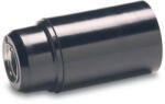 Famatel S. A Műanyag foglalat E-14 fekete, 461, Famatel S. A (FAM461)