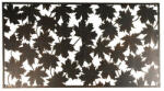 Esschert Design Lézervágott fém fali dekoráció, levél mintás, 120 x 60 cm (TT215)