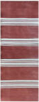 Esschert Design Csíkos kétoldalú kültéri szőnyeg, rozsdavörös, 197 x 72 cm (OC52)