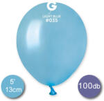 Gemar Lufi (metál) világos kék, 13cm, gömb, 100 db/cs (AM50)