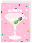 Creative Goodie Поздравителна картичка Creative Goodie - Cheers to you (CGGC23005)