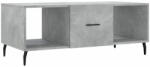 vidaXL betonszürke szerelt fa dohányzóasztal 102 x 50 x 40 cm 829320