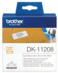 Brother Etichetă Brother dk-11208, etichetă mare de etichetă, decupată, alb pe fond negru, 400 buc DK11208 (DK11208)