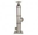 Cos de fum inox D=180 H=5m perete dublu izolat complet echipat - sudat pe generator (CFI-DN180/5m)