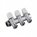 TIEMME Distribuitor alama cromata MAXIMA 3/4 cu 6 cai 1/2x16 - interax 36mm (1860083)