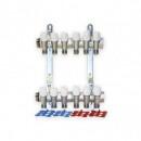 TIEMME Set distribuitor alama cromata MAXIMA 1 cu 5 cai 1/2x16 - interax 36mm (1860048)