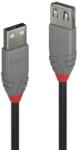Lindy USB Hosszabbító Fekete 50cm 36701 (36701)