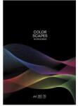 Shkolyaryk Publishing House Caiet de notițe SHKOLYARYK, capsat, A4, cu linii, 80 de pagini, SHKOLYARYK "Color scapes", model mixt (A4-080-5219L)