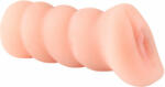 LyBaile Masturbator Realist cu Vibratii, TPR, Natural, 16 cm