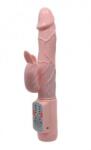 LyBaile Vibrator Dragon 4 Moduri Vibratii, 4 Moduri Rotatii, TPR, USB, Natural, 23 cm Vibrator