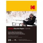 Kodak Fotópapír KODAK Fine Art Canvas A/4 230g 20 ív/csomag (KO-9891090) - homeofficeshop