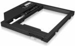 RaidSonic IB-AC649 Adapter for a 2, 5 HDD/SSD in notebook (9, 5mm) DVD bay Black
