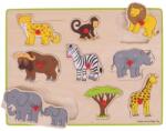 Bigjigs Toys Inserție puzzle safari (DDBJ258)