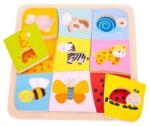 Bigjigs Toys Puzzle din lemn cu 9 animale (DDBJ509)