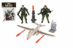 Teddies Set de soldati cu un avion cu accesorii (TD00850989) Figurina