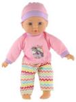 Teddies Baby papusa 30cm corp moale cu biberon, suzeta (TD00120010) Figurina