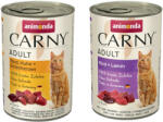 Animonda 12x400g animonda Carny Adult nedves macskatáp- Mix: marha & bárány + marha, csirke & kacsaszív