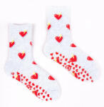  Yo! ABS csúszásgátlós zokni 23/26 - piros szívek - babyshopkaposvar