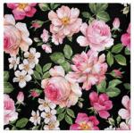  Decoupage szalvéta Roses Glory Black - 1 db (decoupage)