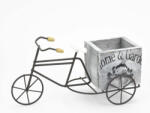 Corolla Fém tricikli fa kaspóval